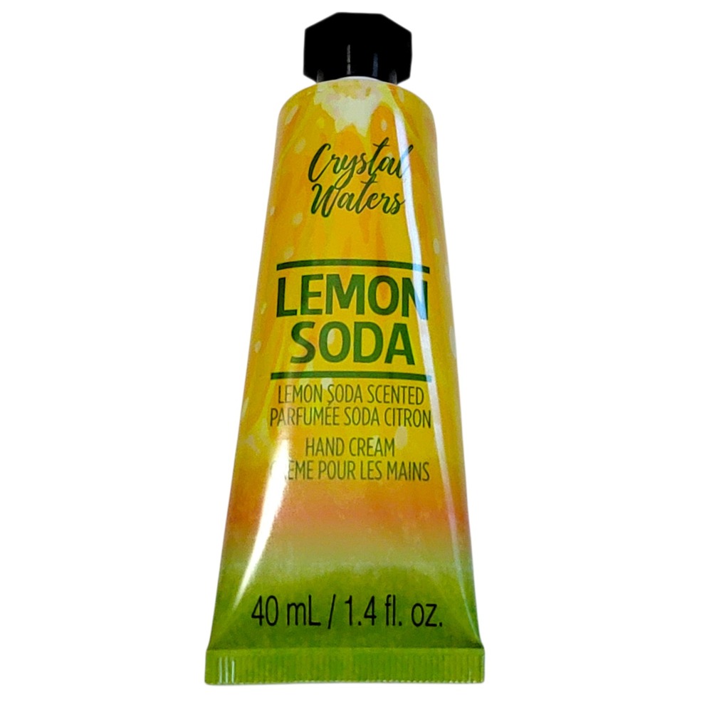 Crystal Waters Lemon Soda Scented Hand Cream 40ml 1.4 fl oz Fruity Spring Summer
